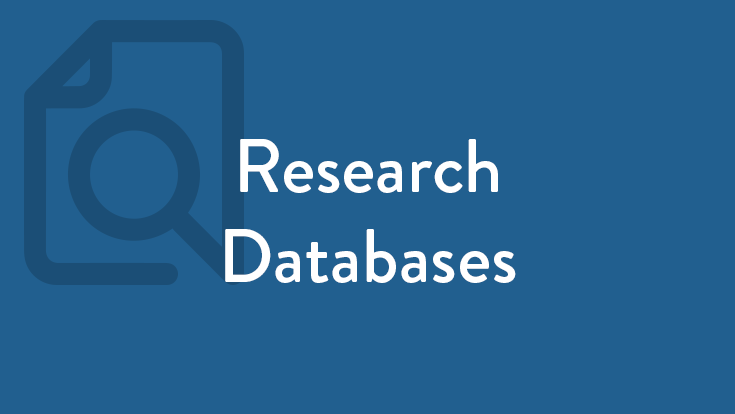 Using databases for efficient research