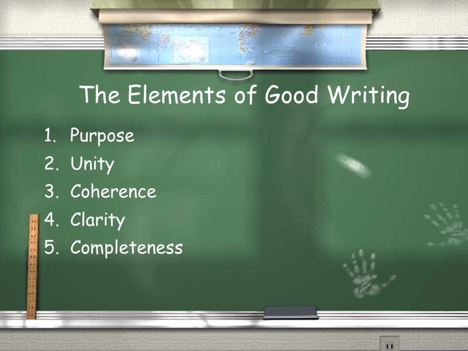 The elements of effective writing